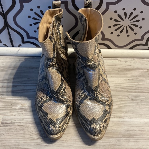 Cole Haan Snakeskin Boots - Picture 2 of 4